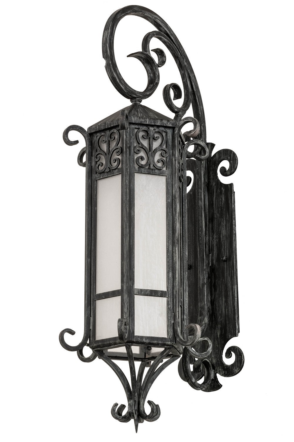 1-Light 37.00" Antique Iron Gate Wall Sconce detail view 2