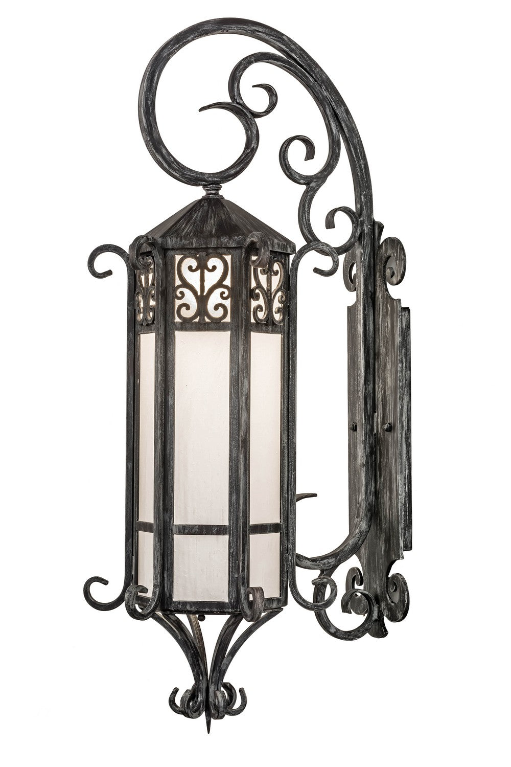 1-Light 37.00" Antique Iron Gate Wall Sconce detail view 6