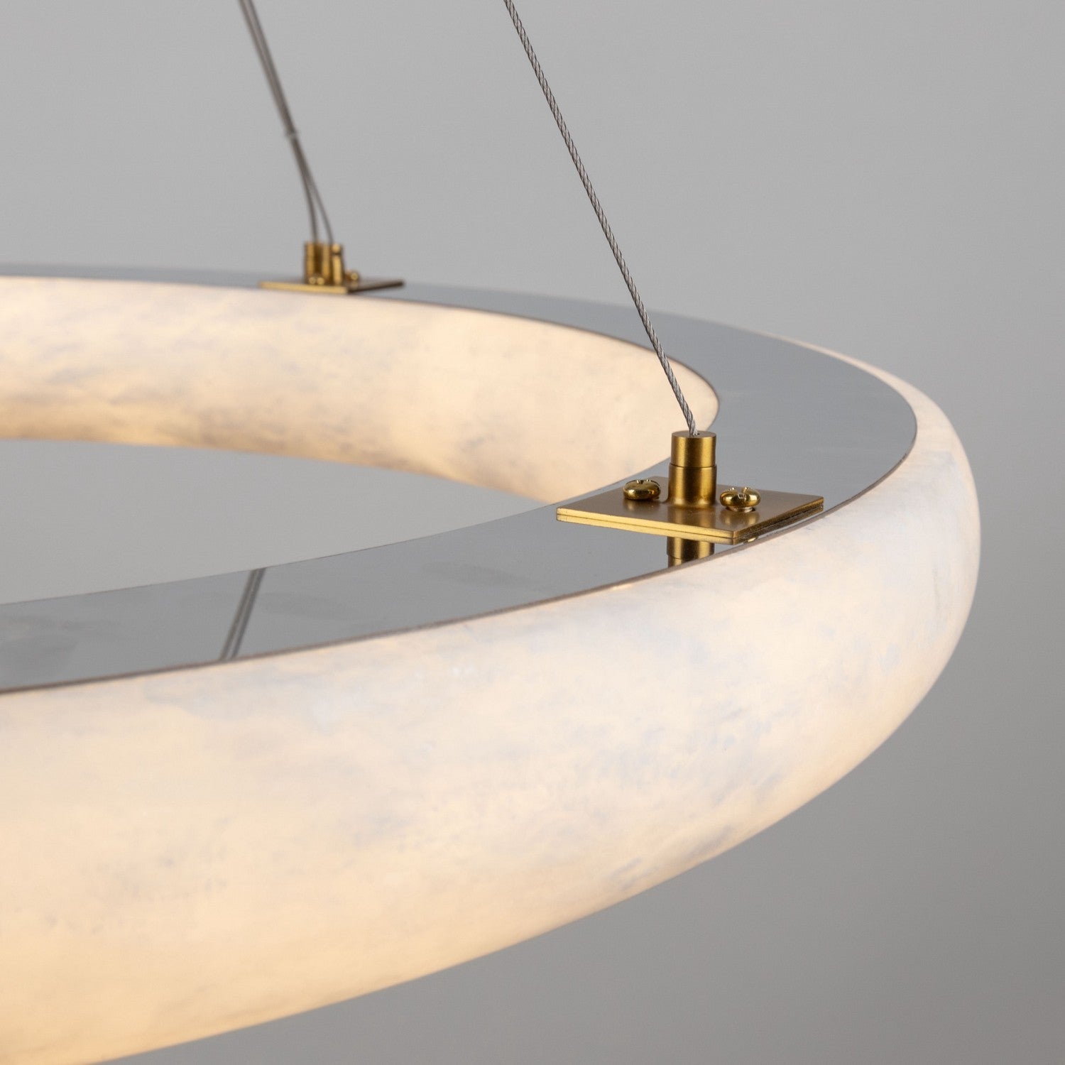 Camila LED Chandelier Brushed Brass