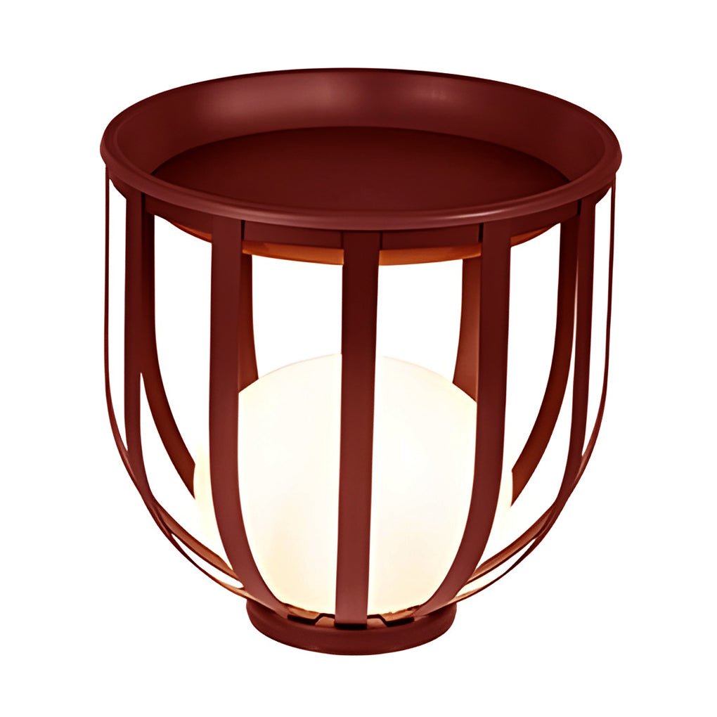 Industrial Solar Outdoor LED Floor Lantern Floor Lamp