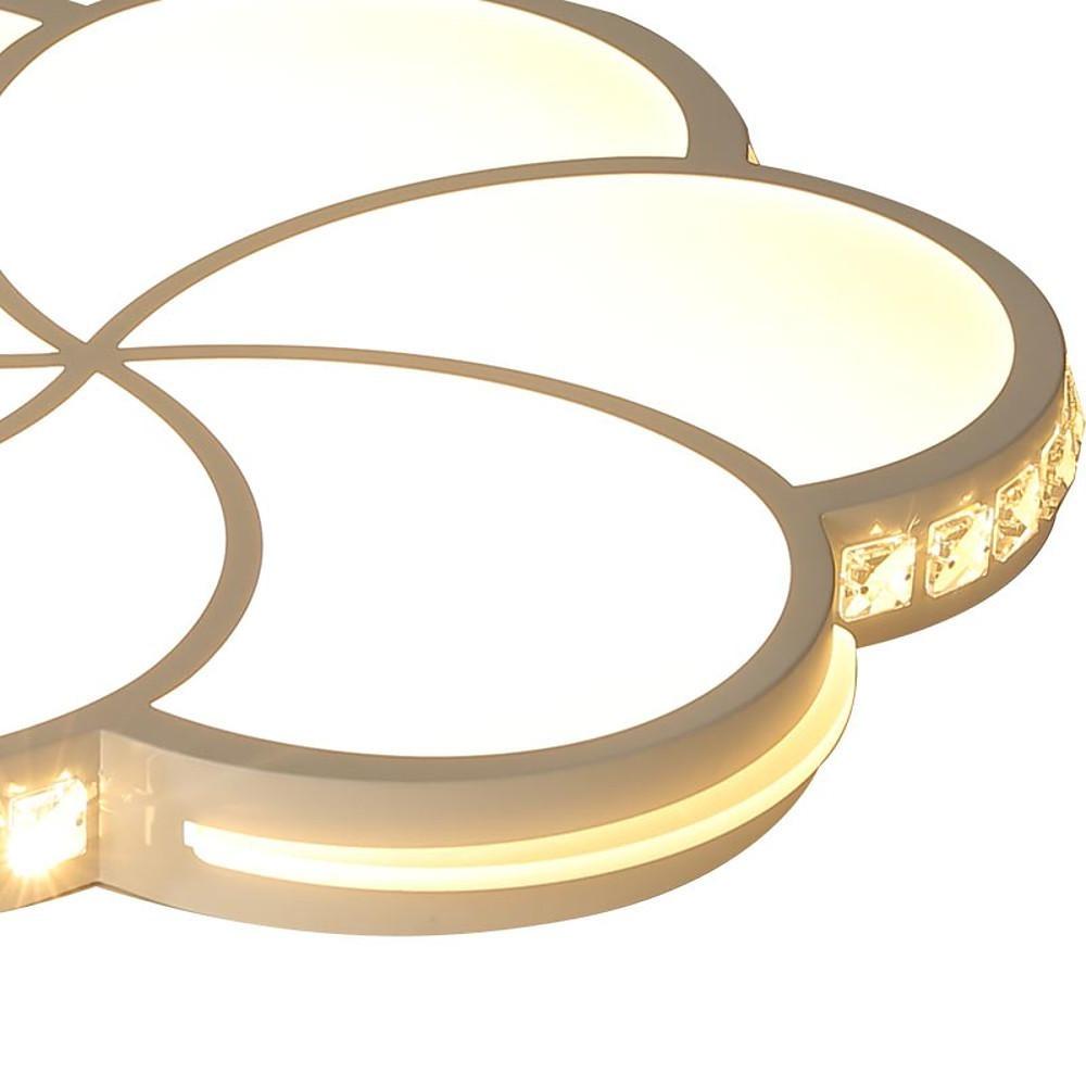 Geometric Flower Shaped Flush Mount Ceiling Light Metal