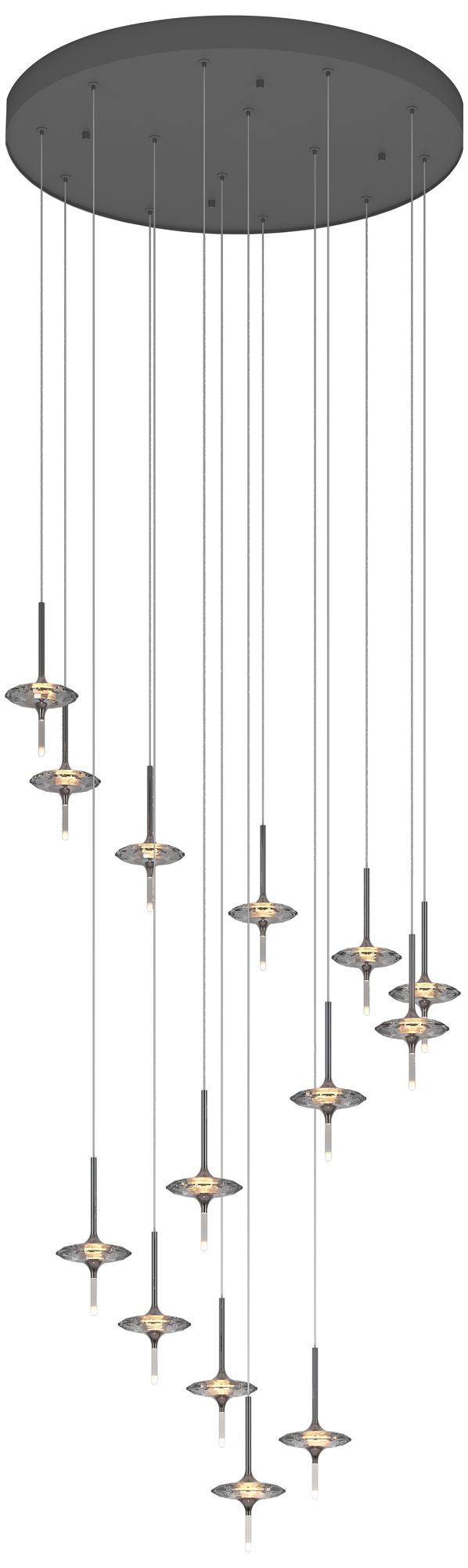 Light-Year 31.5-Inch Crystal Chandelier