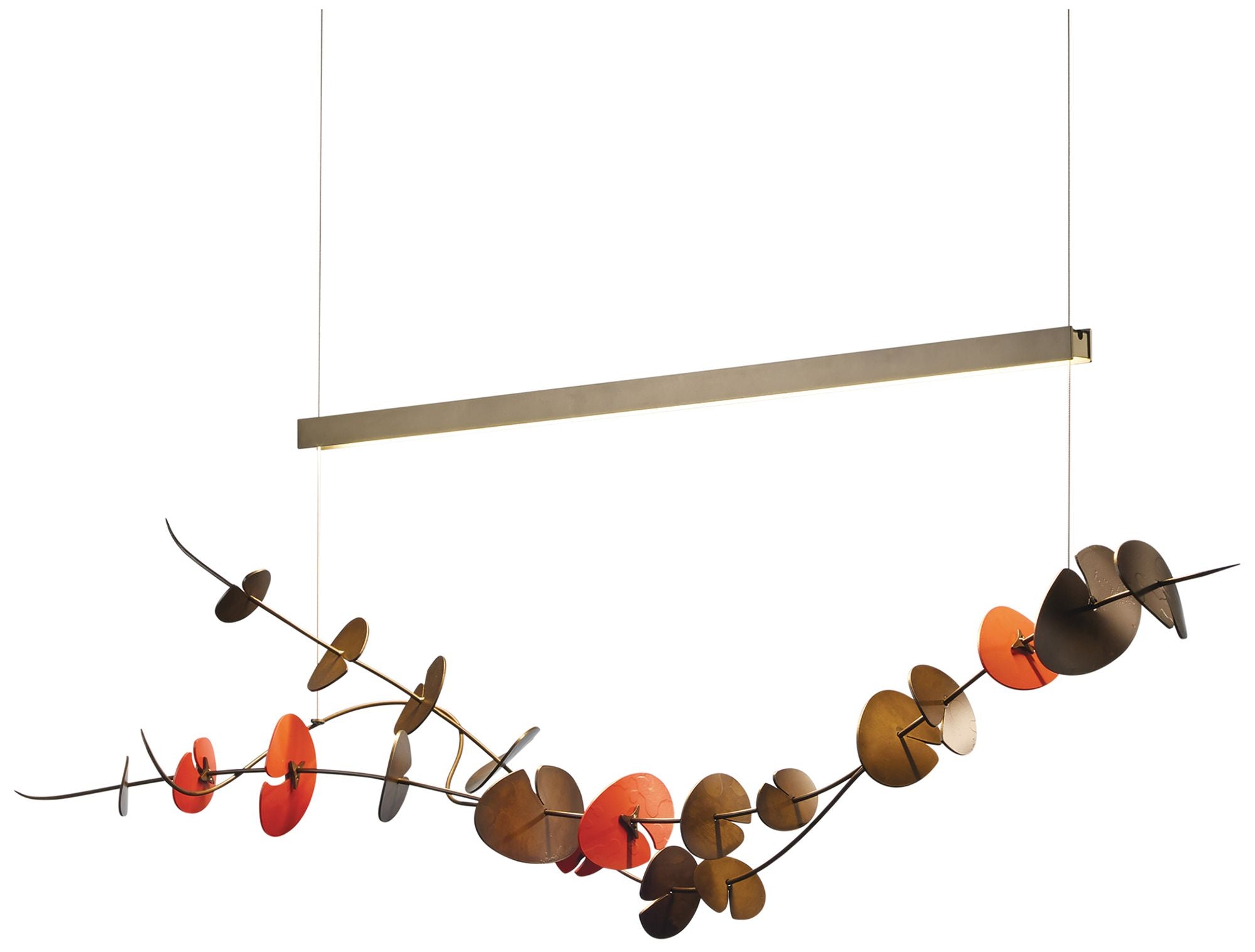 Lily LED Dark Smoke Finish Satin Chandelier
