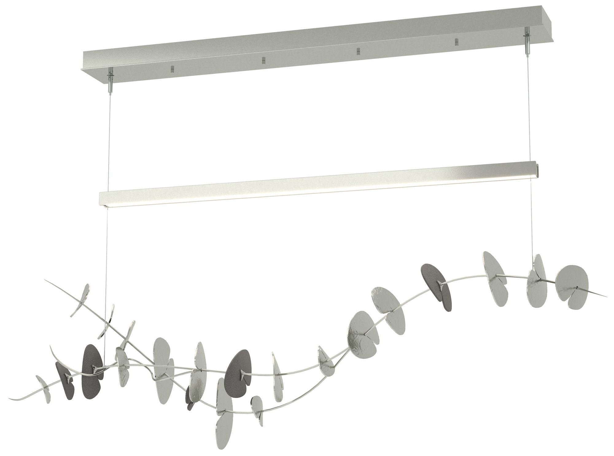 Lily LED Sterling Iron Chandelier