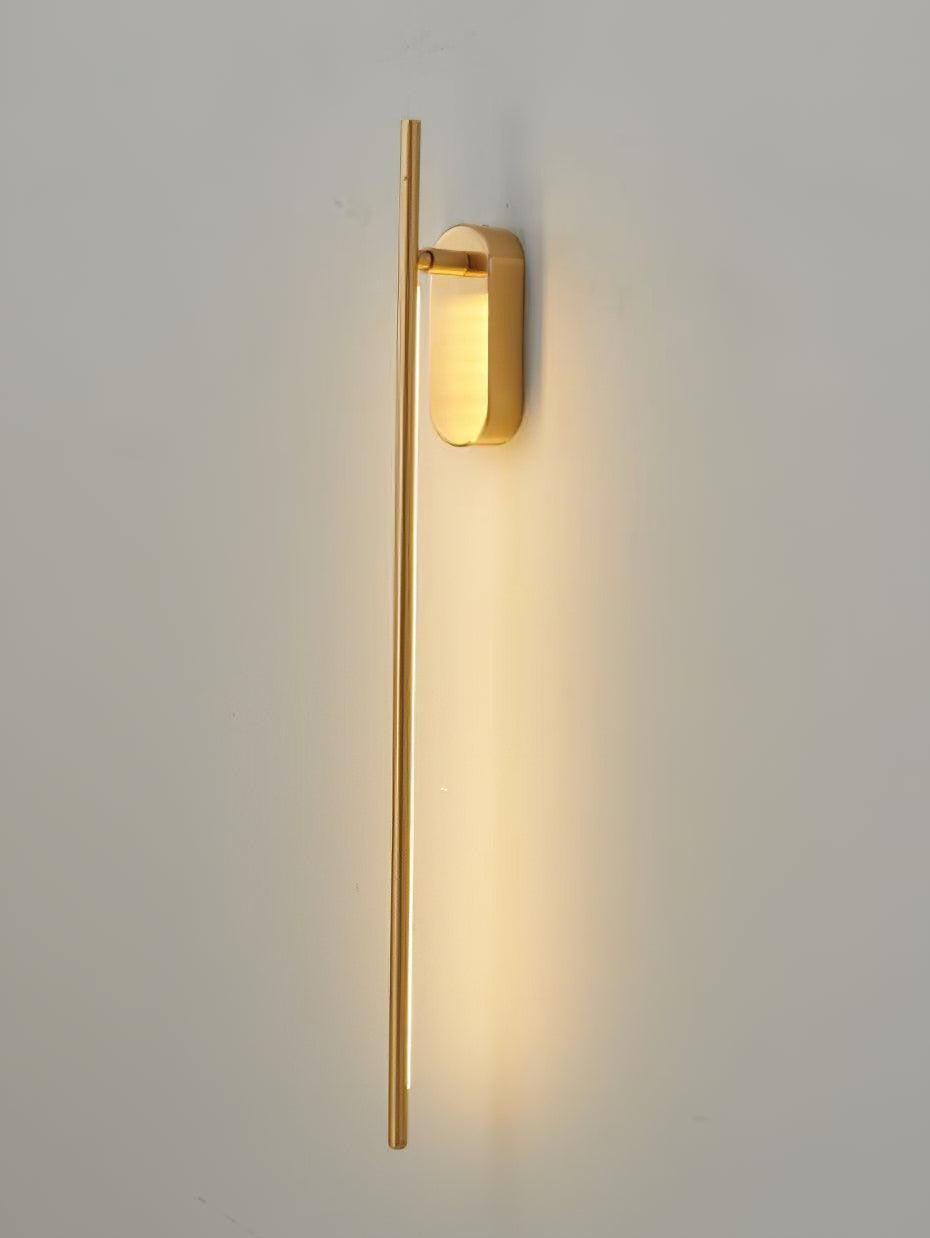 Linear Brass Wall Sconce