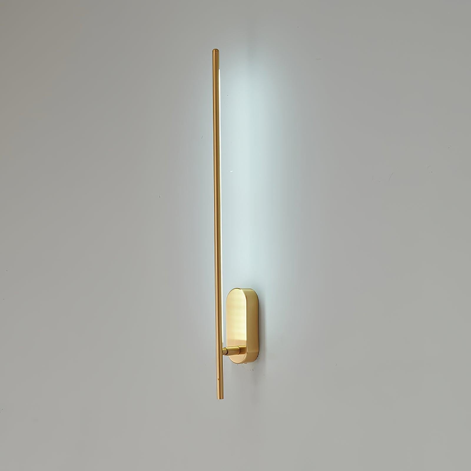 Linear Brass Wall Sconce
