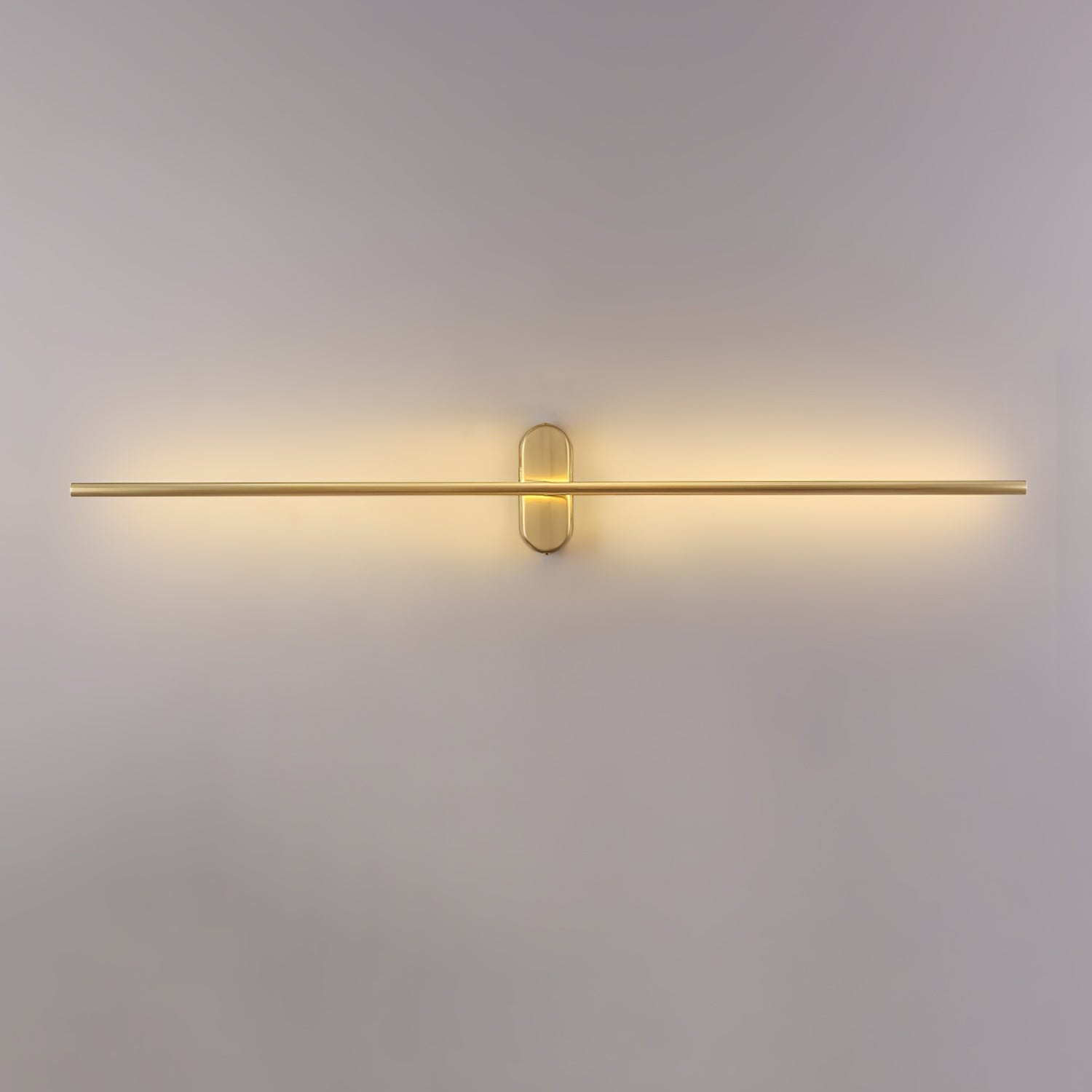 Linear Brass Wall Sconce