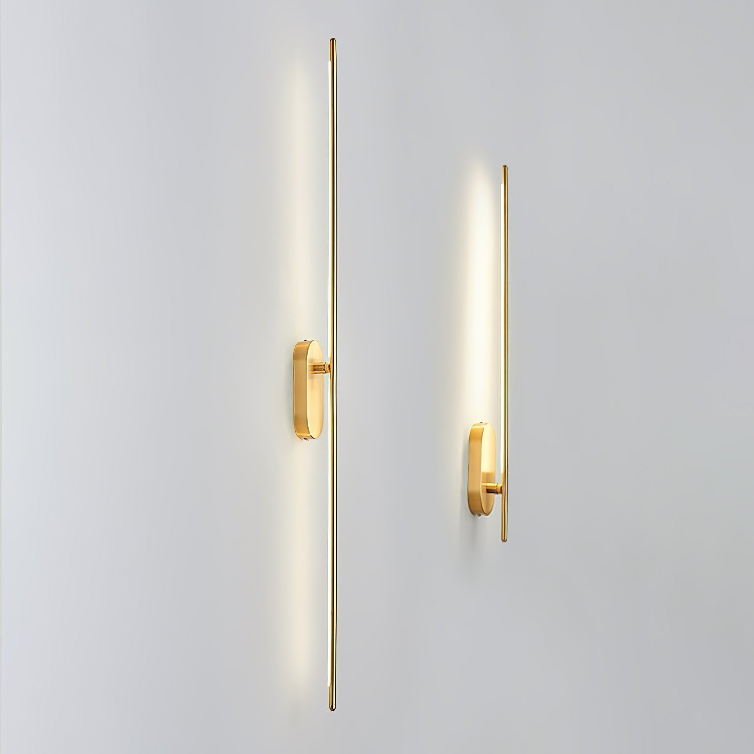 Linear Brass Wall Sconce