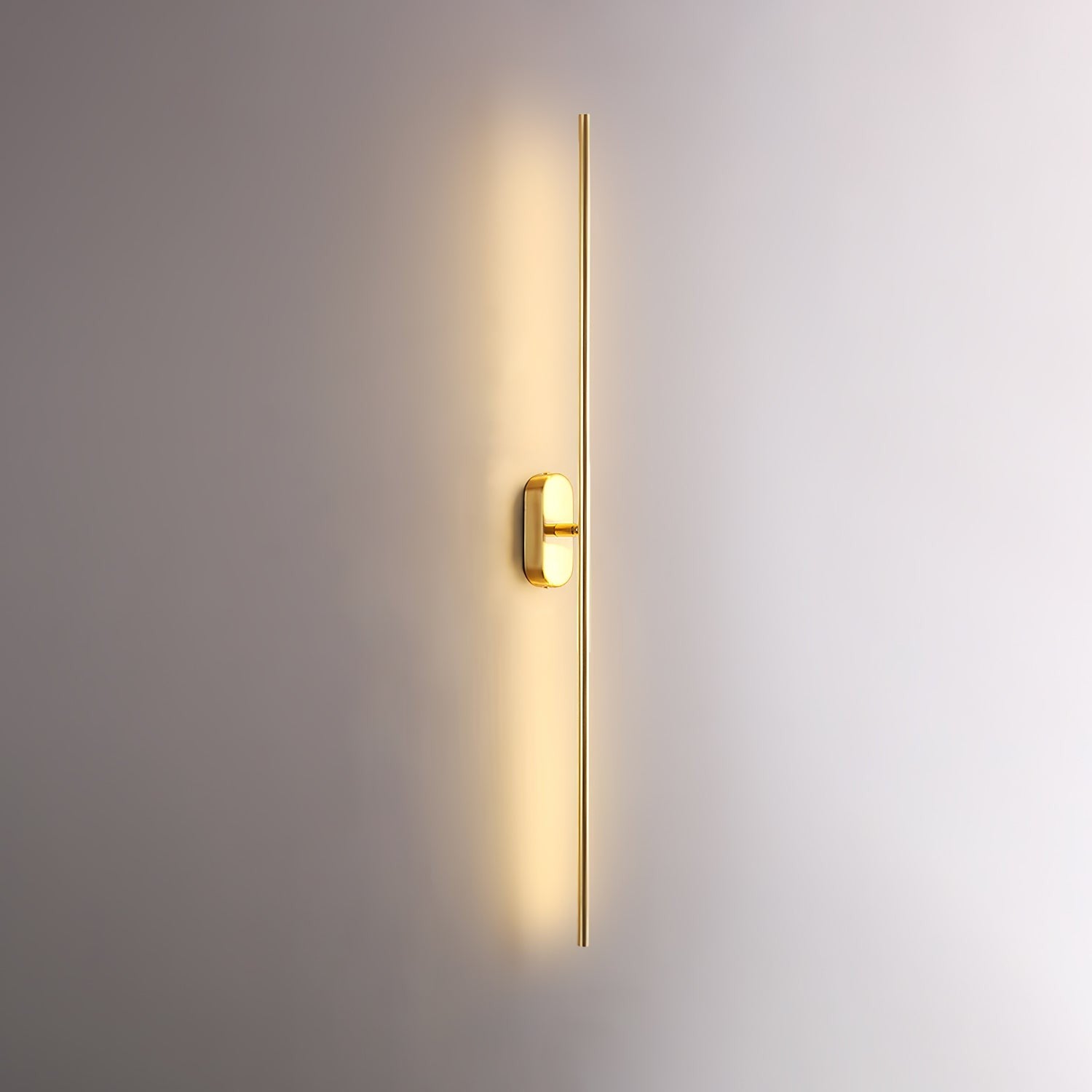 Linear Brass Wall Sconce