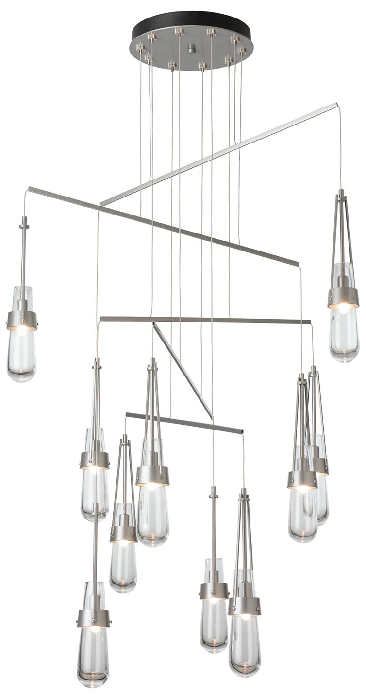 Link 10-Light Vintage Platinum Mobile Chandelier