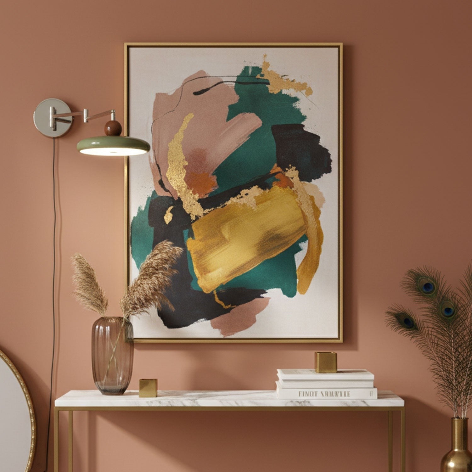 Lola Round Disk Plug-in Wall Light