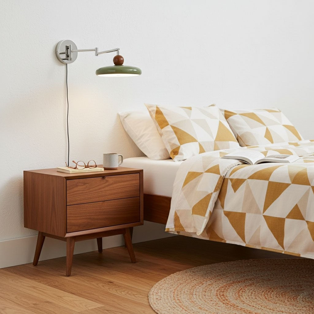 Lola Round Disk Plug-in Wall Light