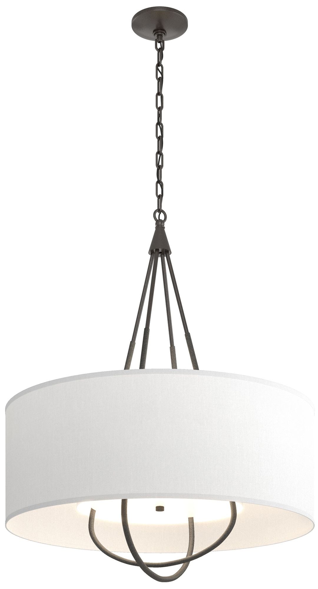 Loop Oil Rubbed Bronze Iron Chandelier