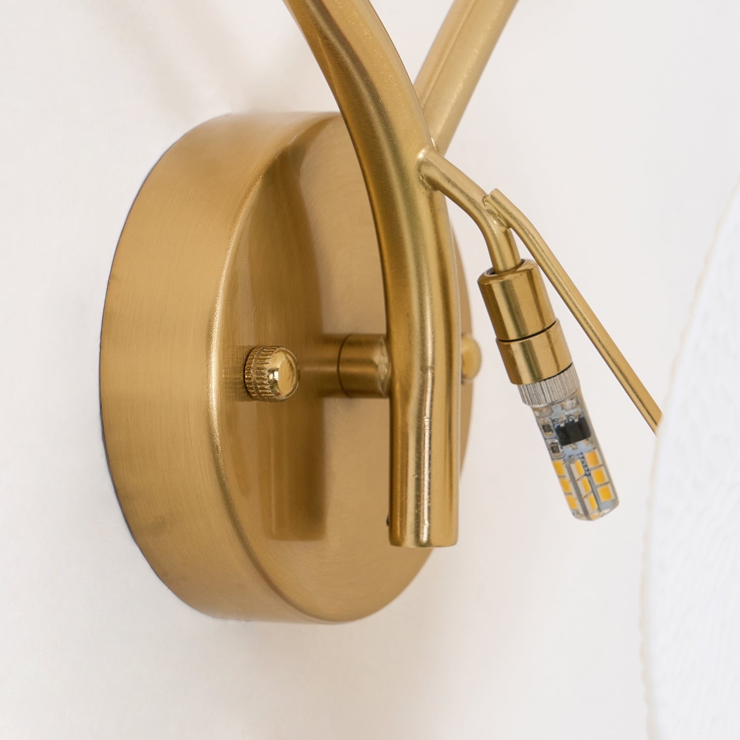 Lotus Cascade Ceramic Wall Light