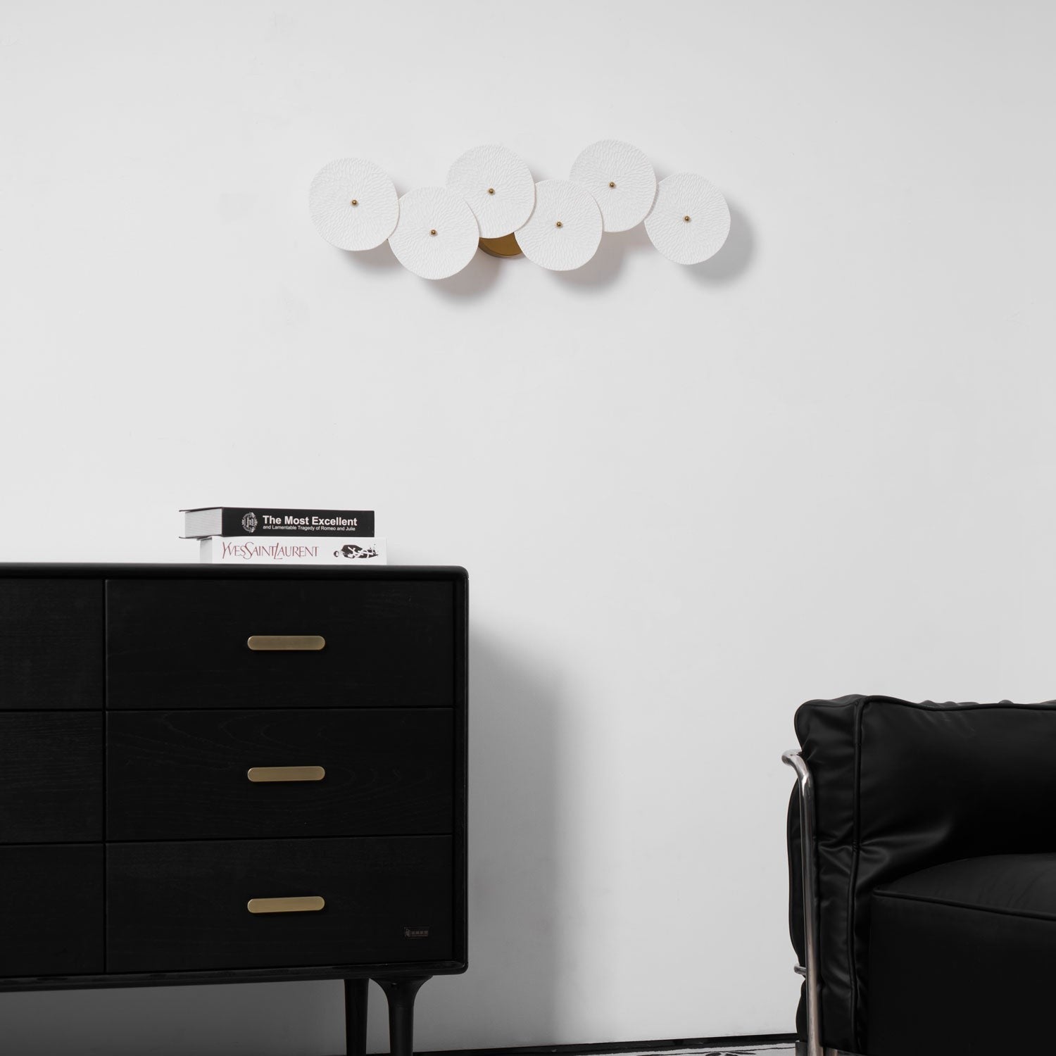 Lotus Cascade Ceramic Wall Light