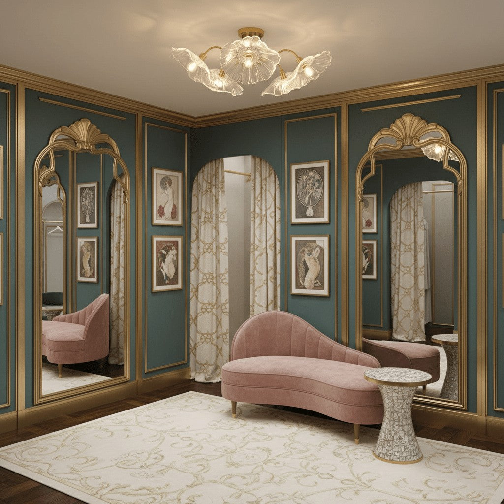 Lotus Frosted Glass Ceiling Light