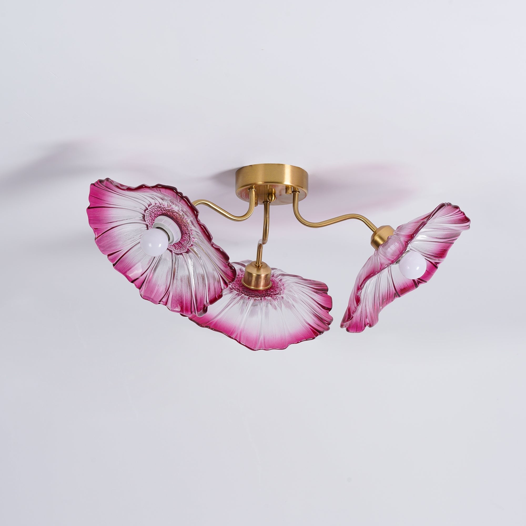 Lotus Frosted Glass Ceiling Light