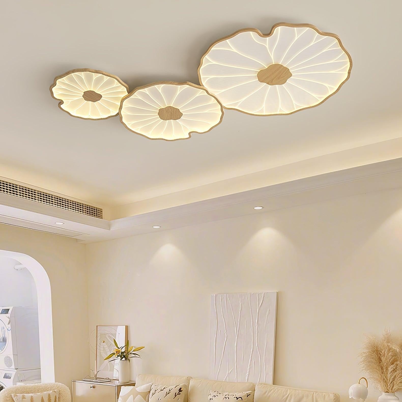 Lotus Leaf Acrylic Ceiling Light