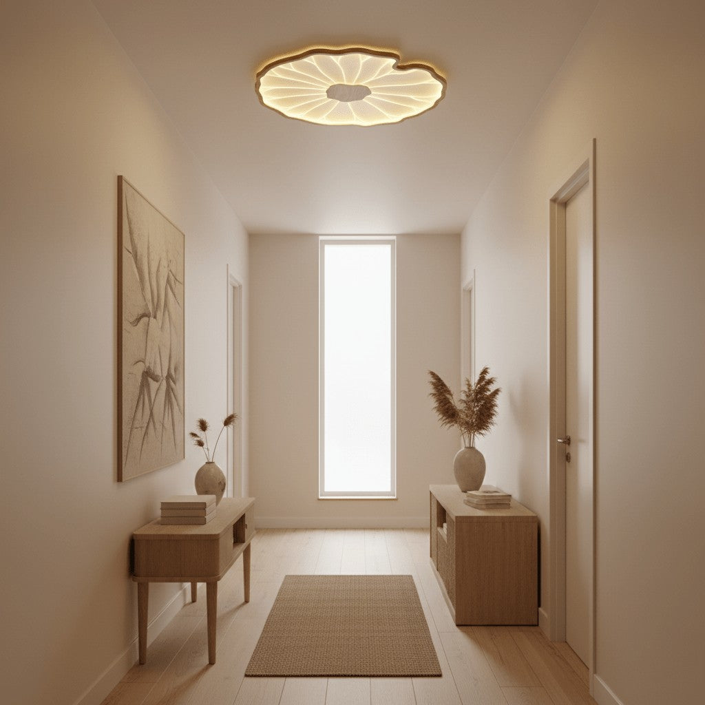 Lotus Leaf Acrylic Ceiling Light