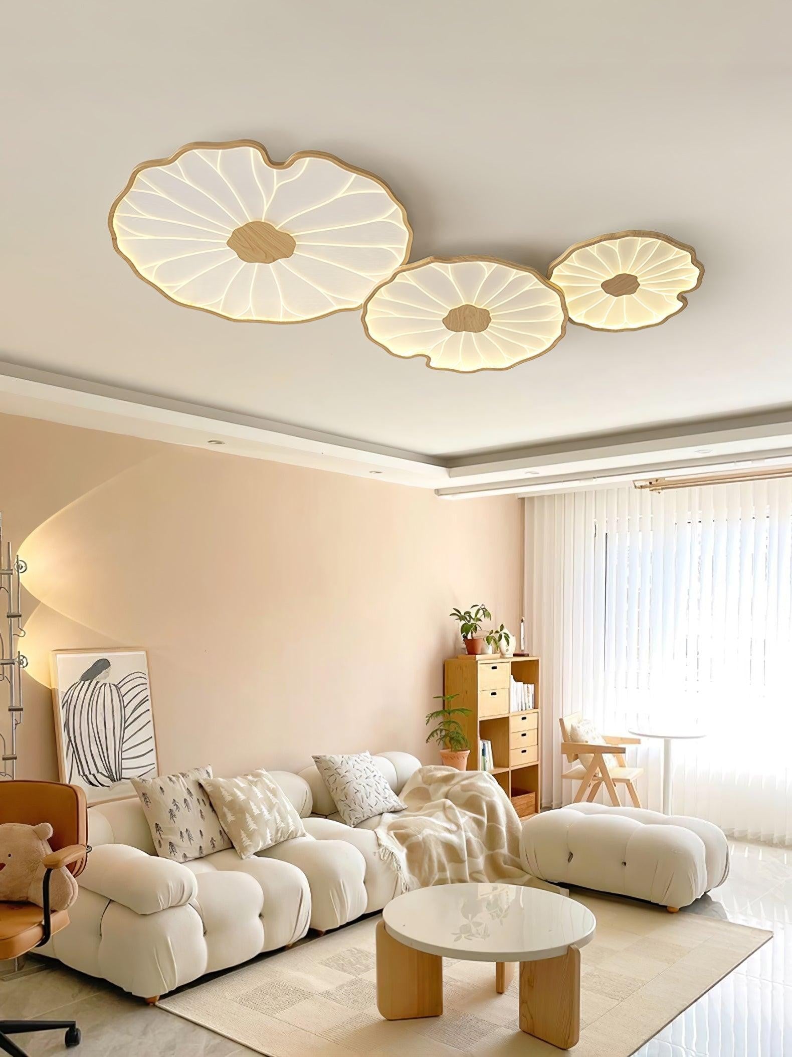 Lotus Leaf Acrylic Ceiling Light