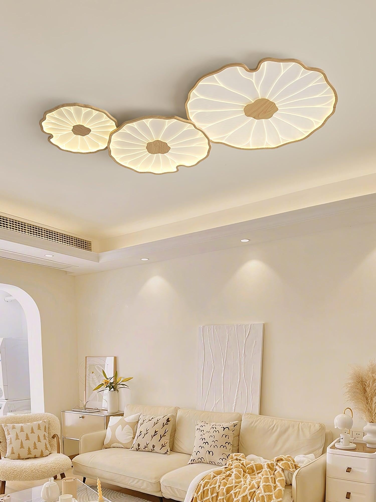 Lotus Leaf Acrylic Ceiling Light