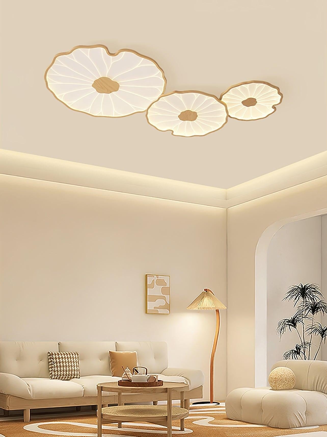 Lotus Leaf Acrylic Ceiling Light