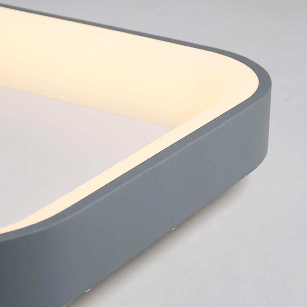 Square Shaped LED Flush Mount Ceiling Light for Bedroom