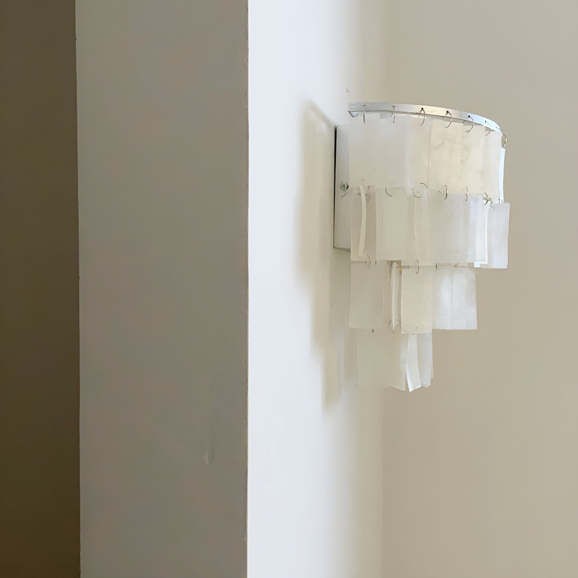 Lunara Shell Cascade Wall Light, Hardwired Wall Sconce, detail 21