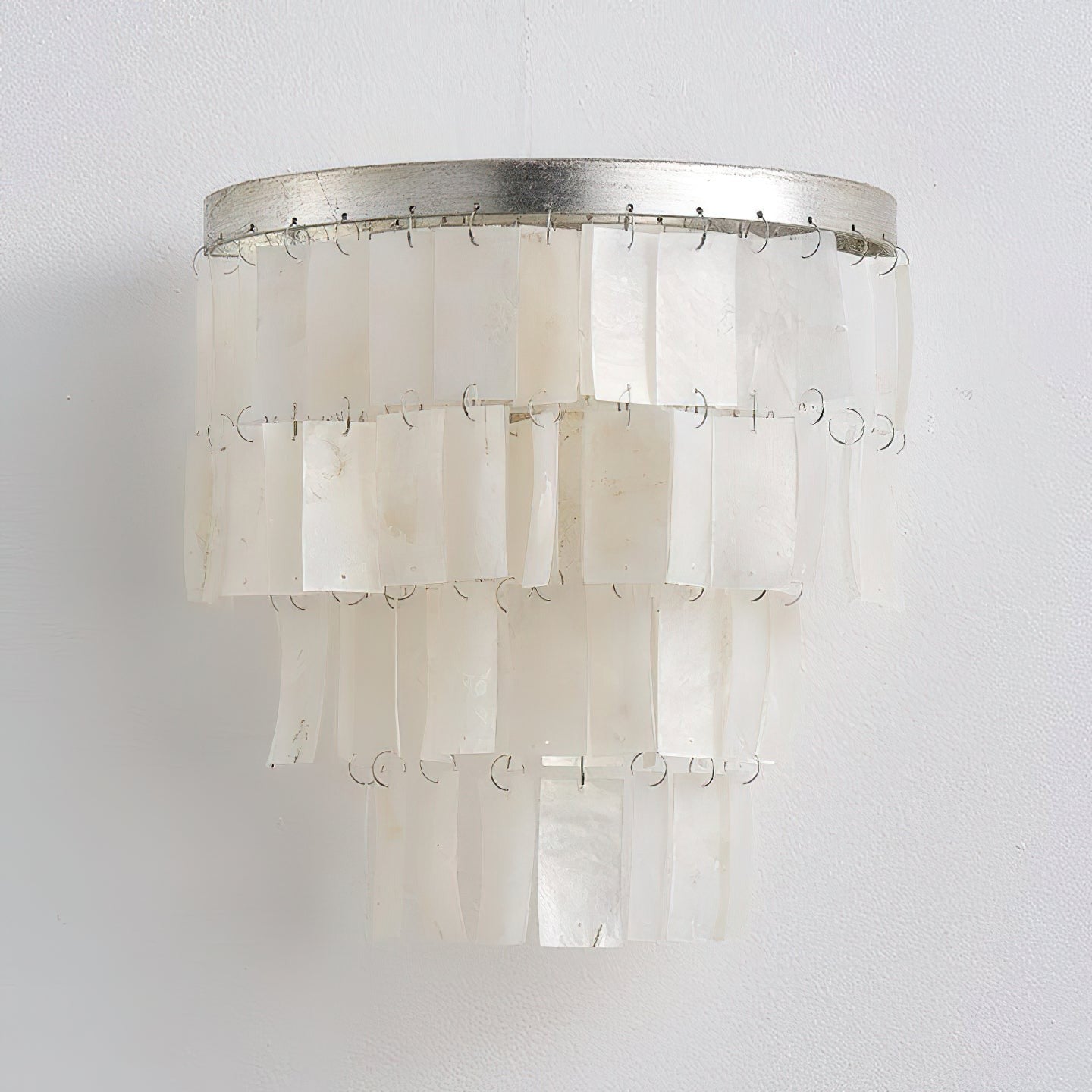 Lunara Shell Cascade Wall Light, Hardwired Wall Sconce, detail 37