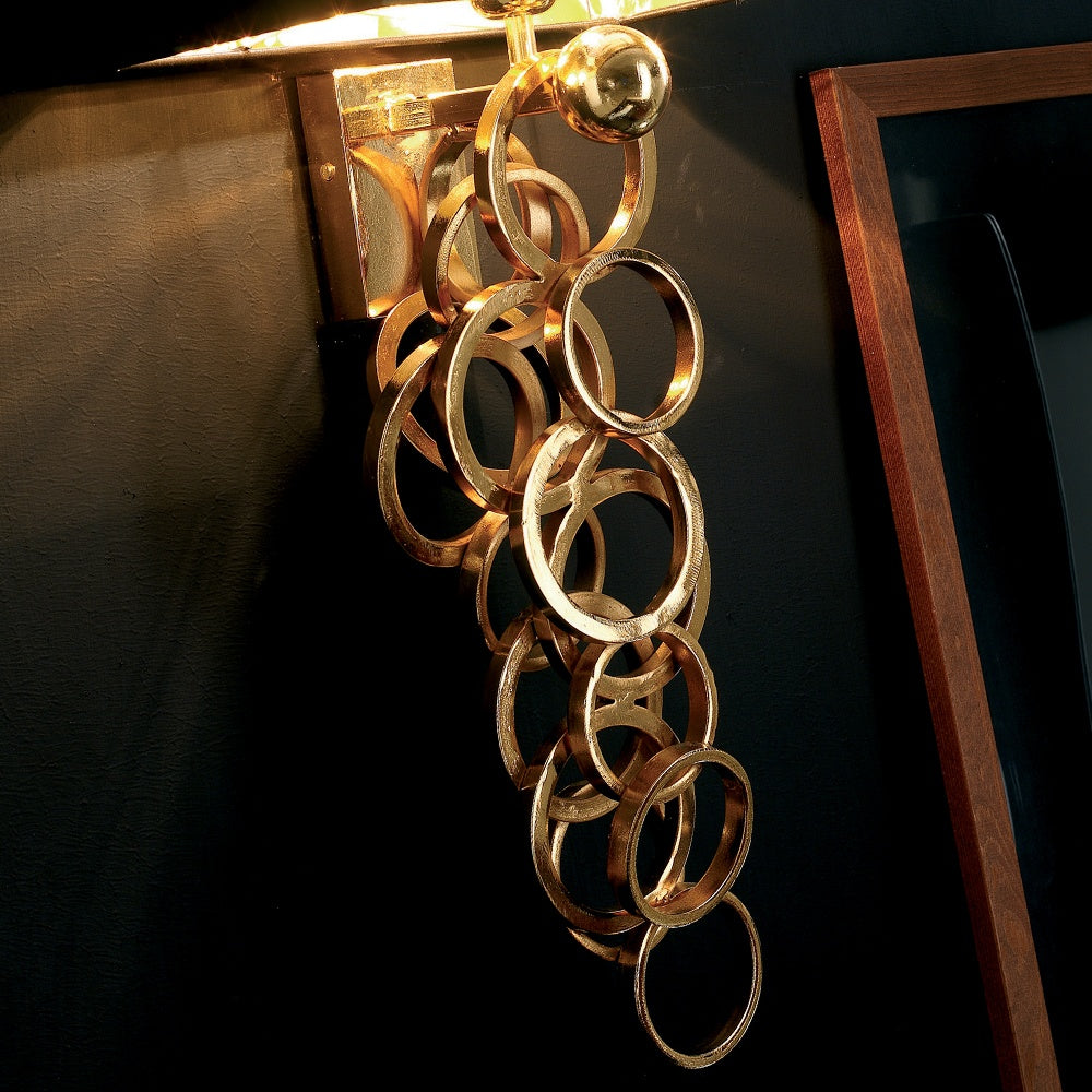 Luxury Contemporary Italian Gold Wall Sconce