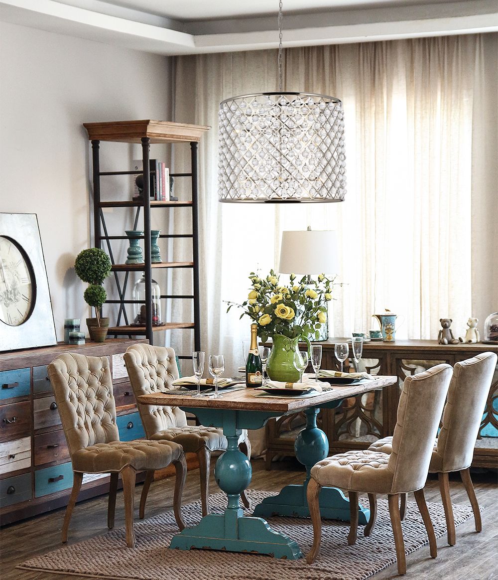 Madison 12-Light Polished Nickel Chandelier Clear