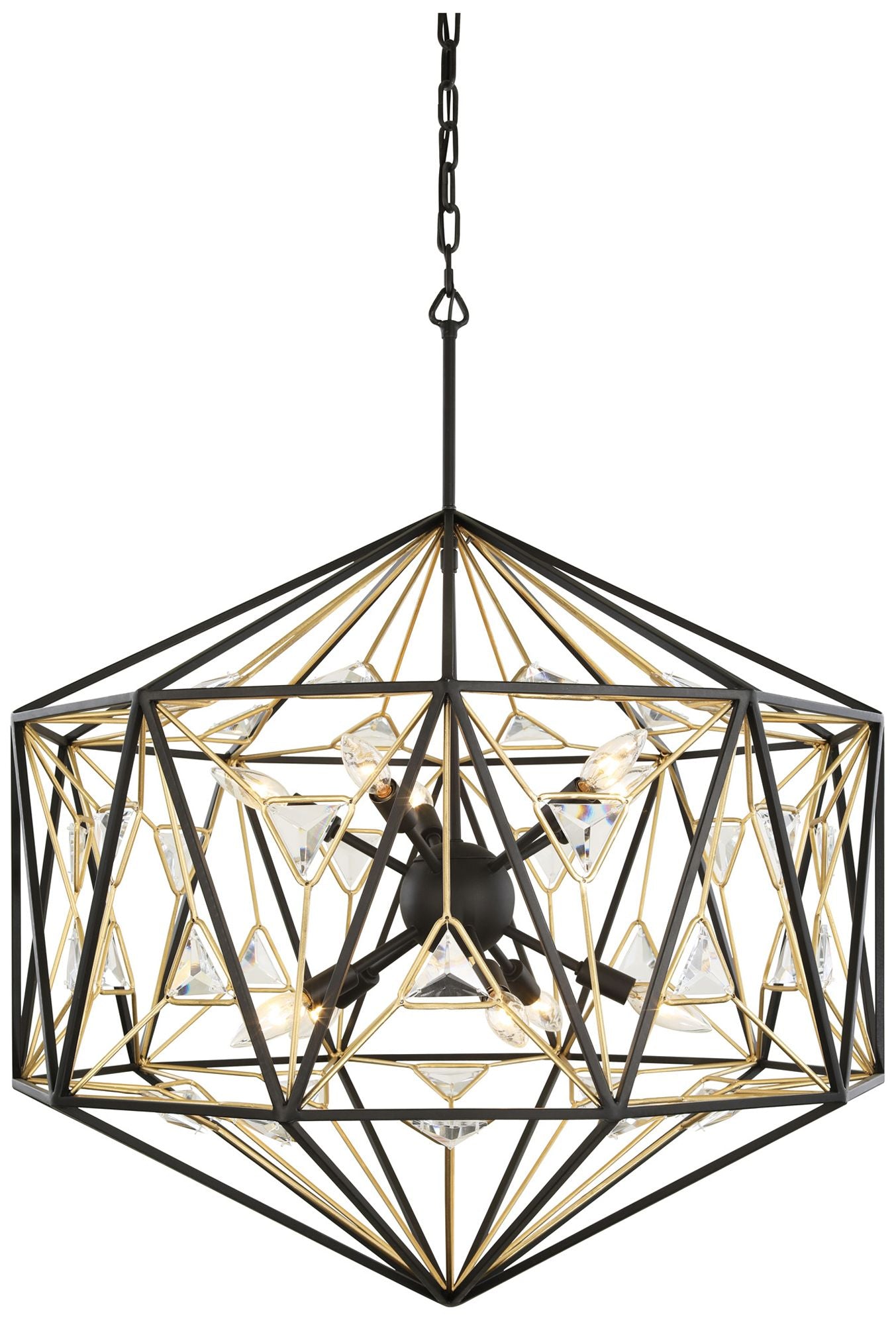 Marcia 10-Light Pendnat French Gold Chandelier