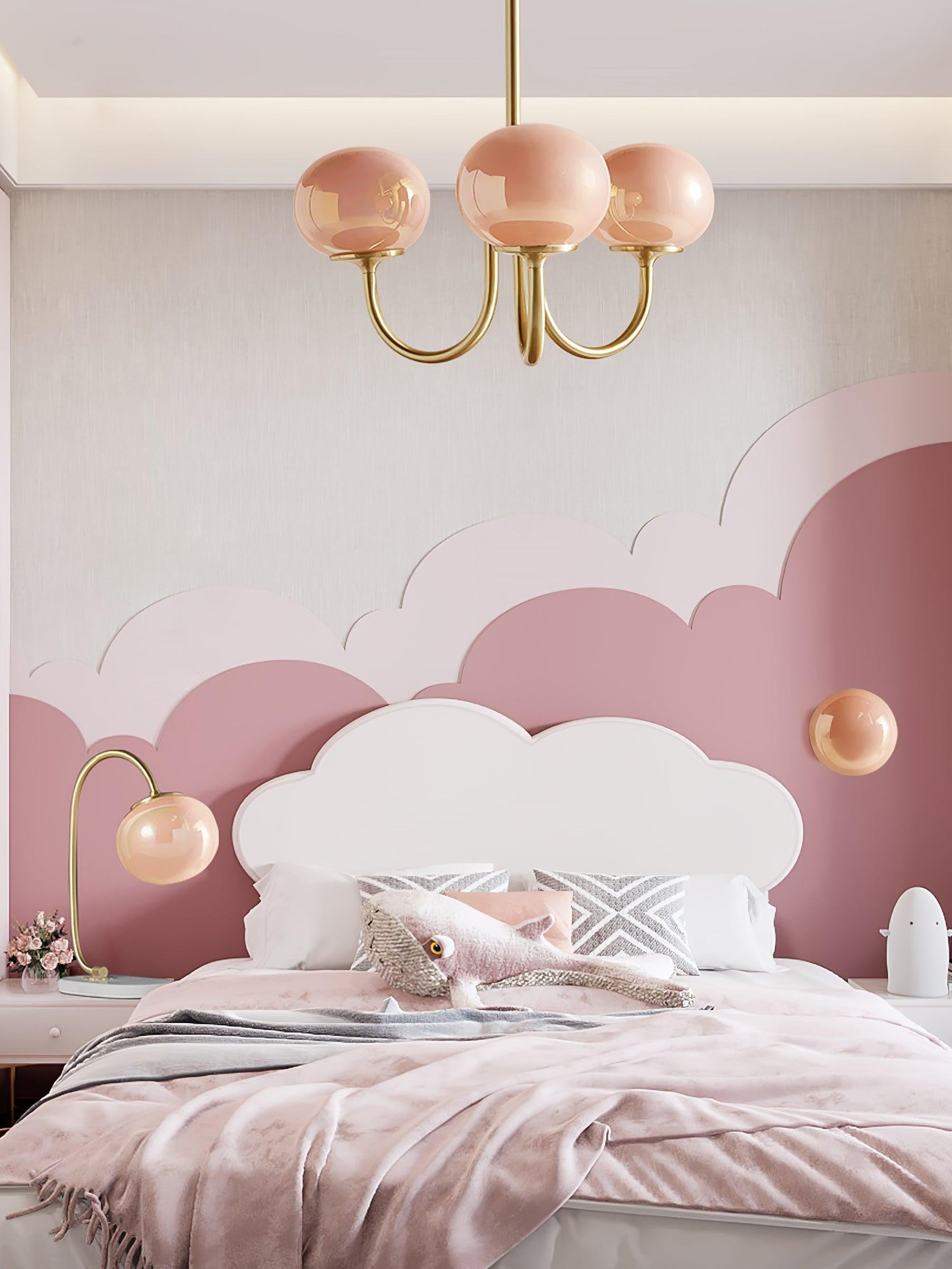 Marshmallow Glass Globe Chandelier