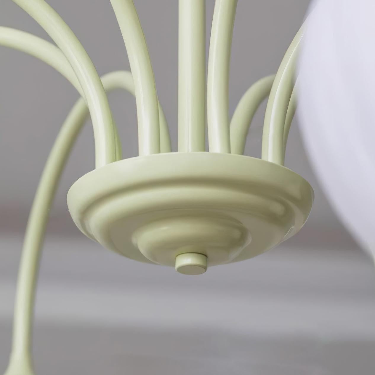 Matcha Bloom Tulip Chandelier detail view 39