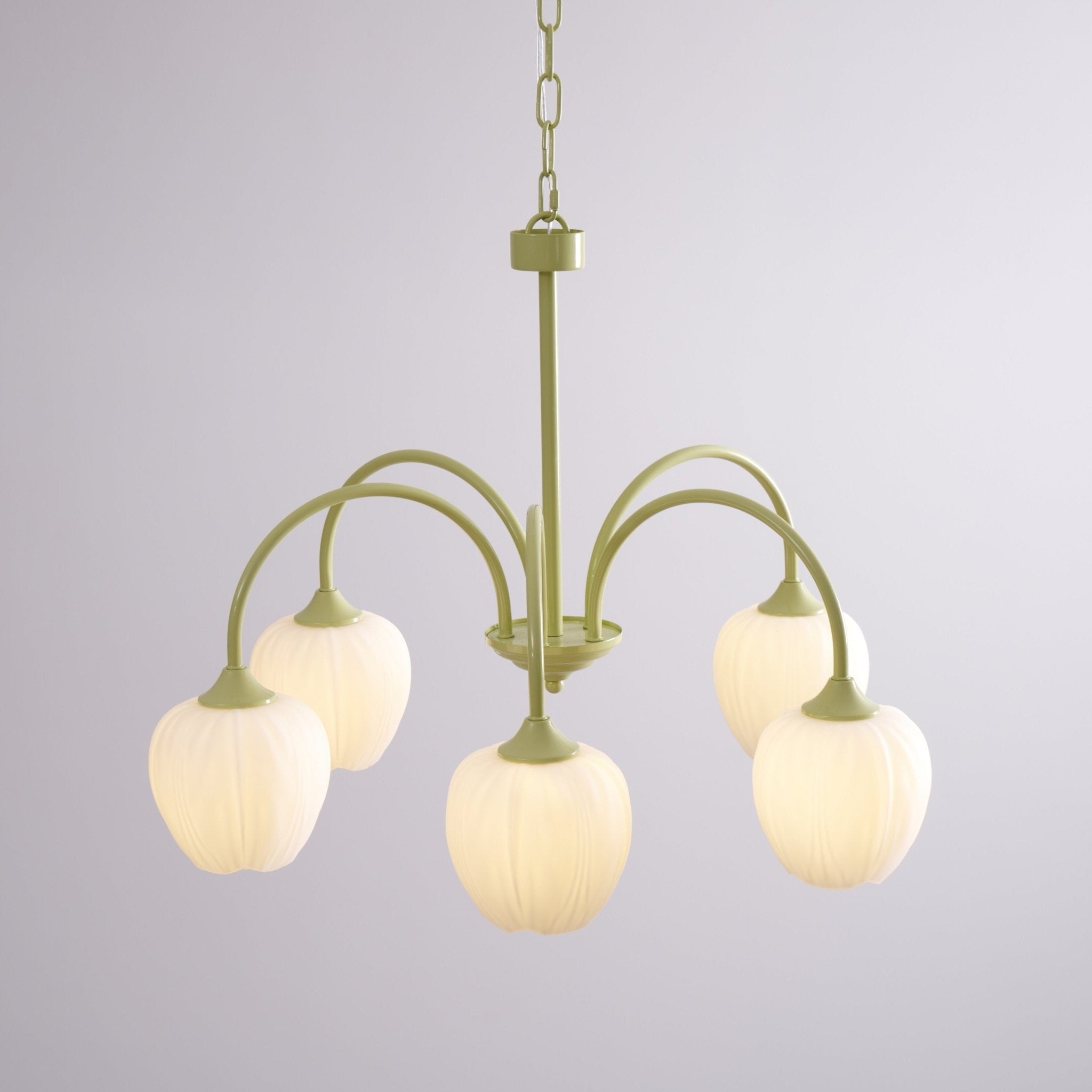 Matcha Bloom Tulip Chandelier detail view 67