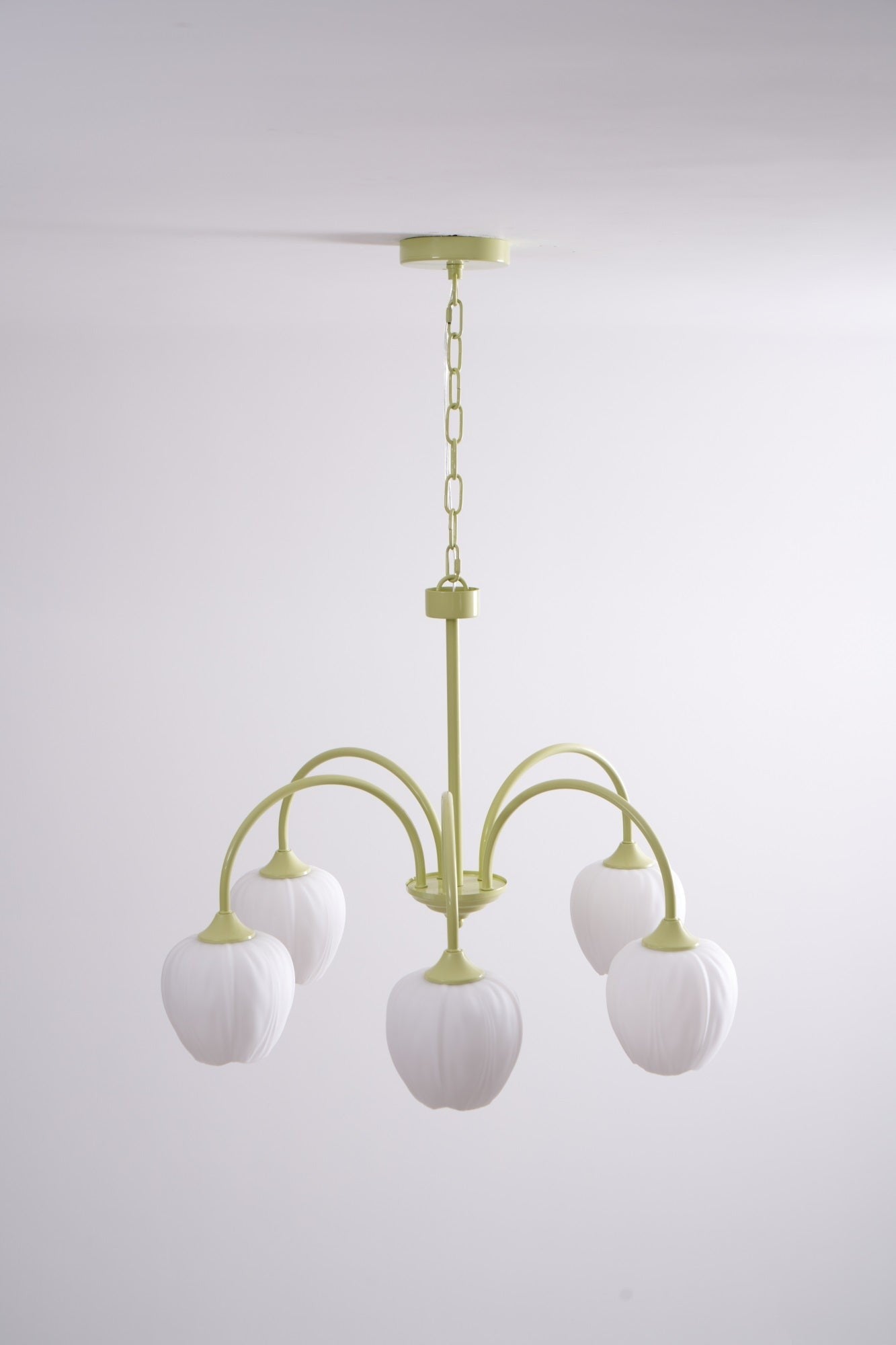 Matcha Bloom Tulip Chandelier detail view 78