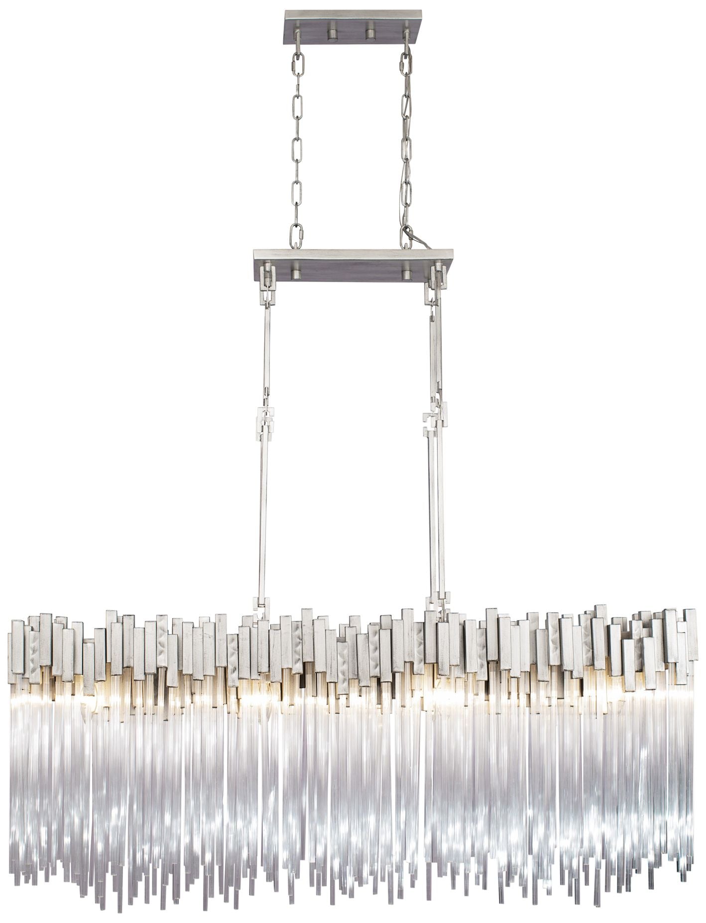 Matrix 8-Light Linear Pedant Rainy Night Chandelier
