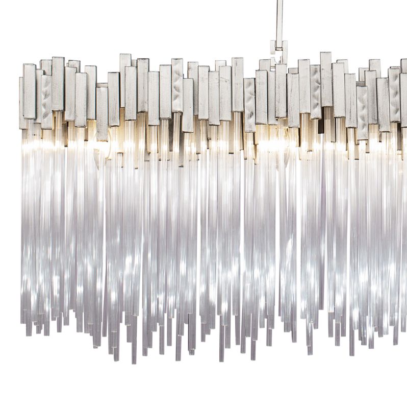 Matrix 8-Light Linear Pedant Rainy Night Chandelier
