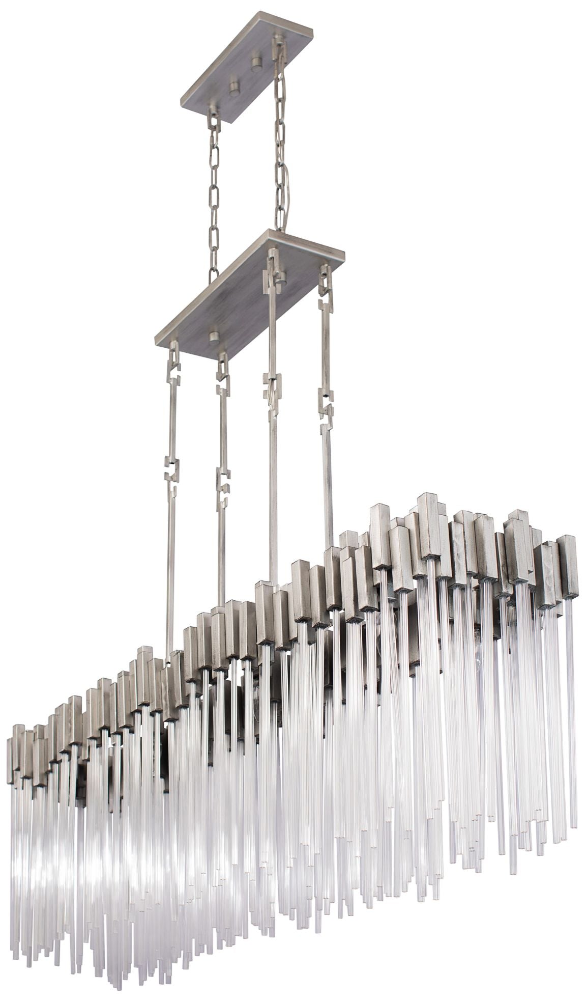 Matrix 8-Light Linear Pedant Rainy Night Chandelier