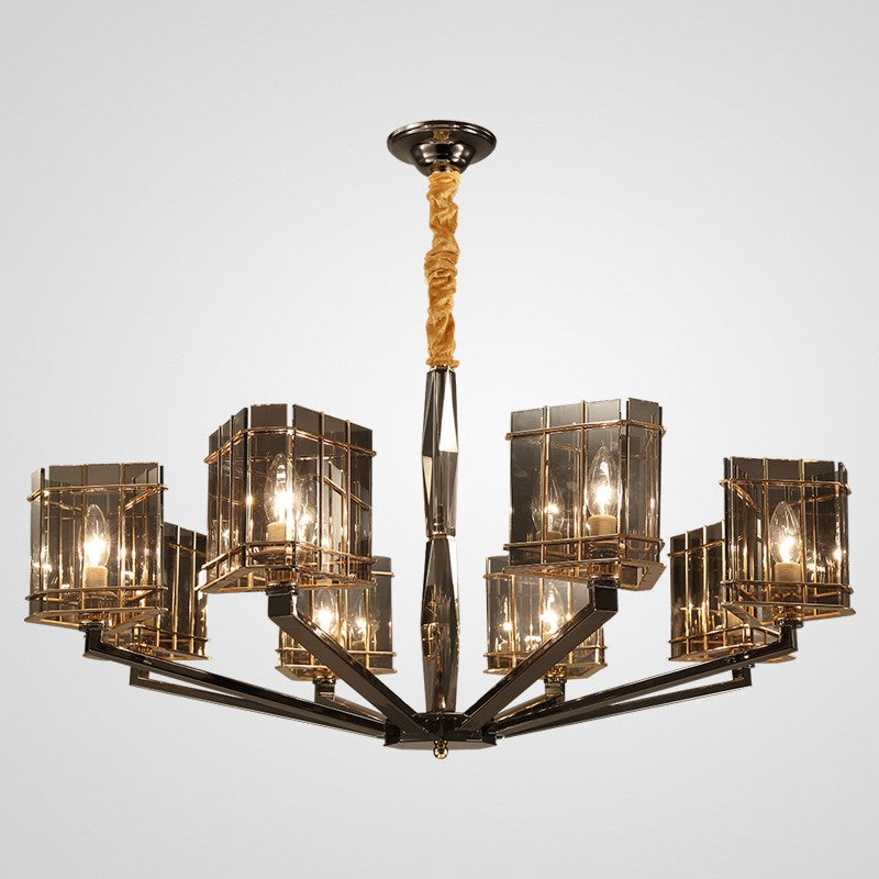 Postmodern American 8 Lights Beautiful Chandelier