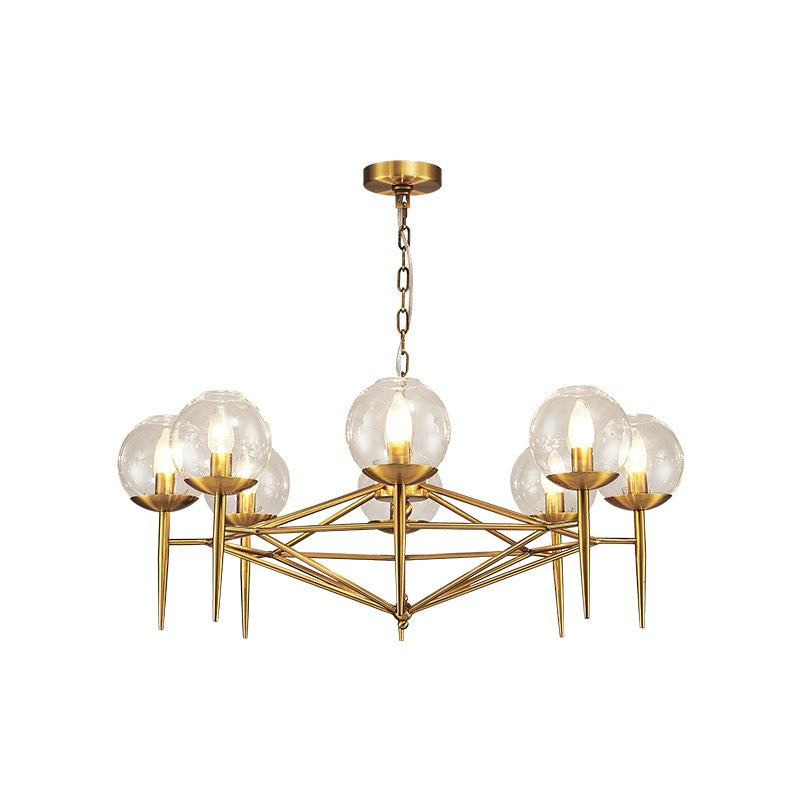 American Glass Ball Chandelier
