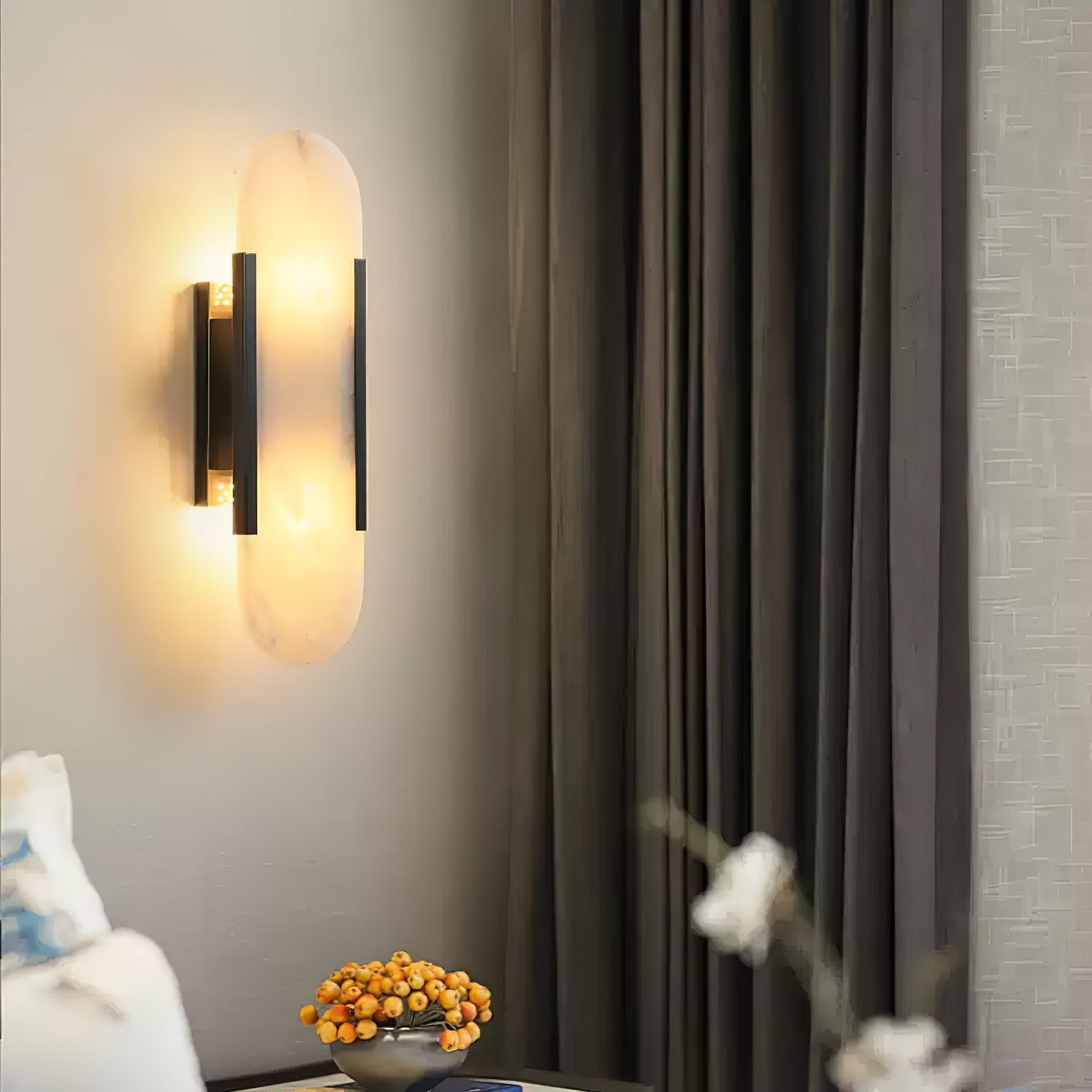 Melange Alabaster Wall Sconce