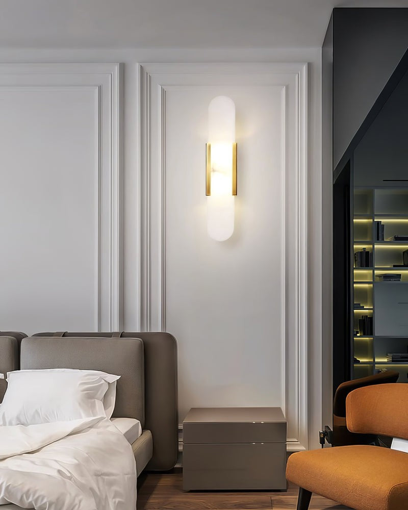 Melange Alabaster Wall Sconce