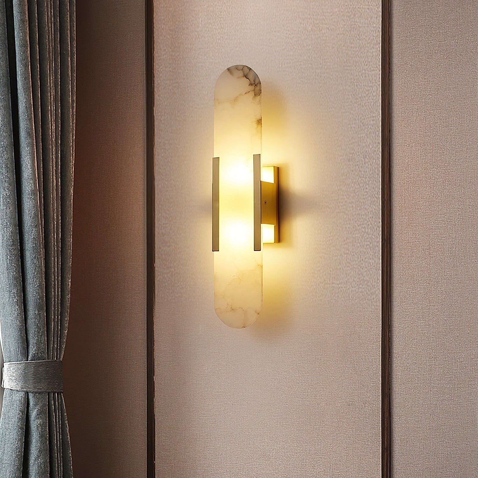 Melange Alabaster Wall Sconce