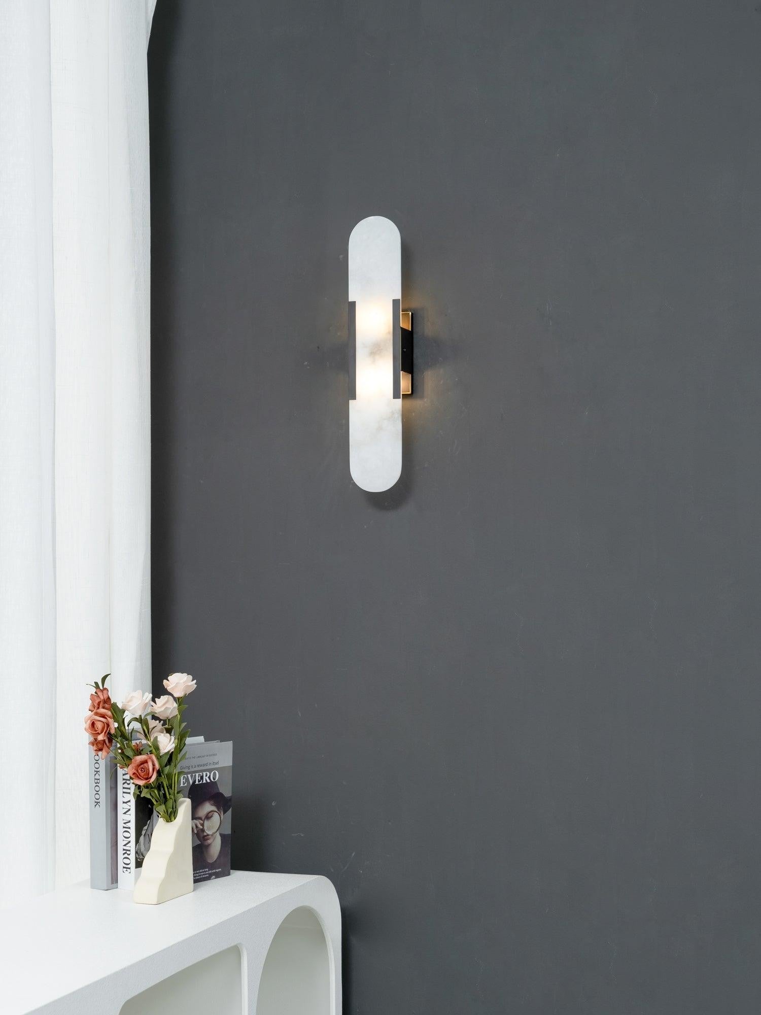 Melange Alabaster Wall Sconce