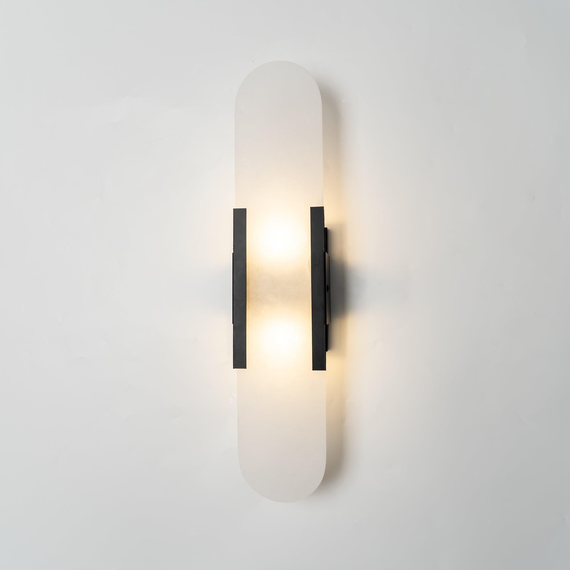 Melange Alabaster Wall Sconce