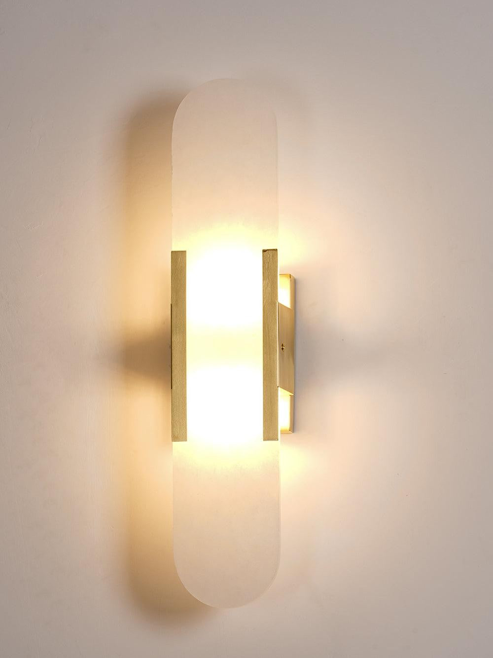 Melange Alabaster Wall Sconce