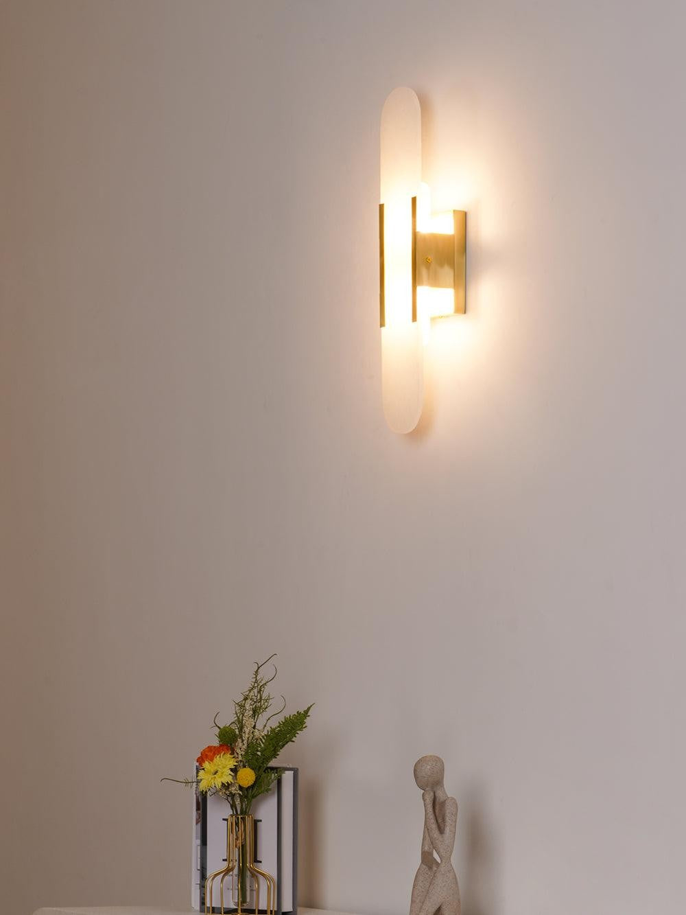 Melange Alabaster Wall Sconce