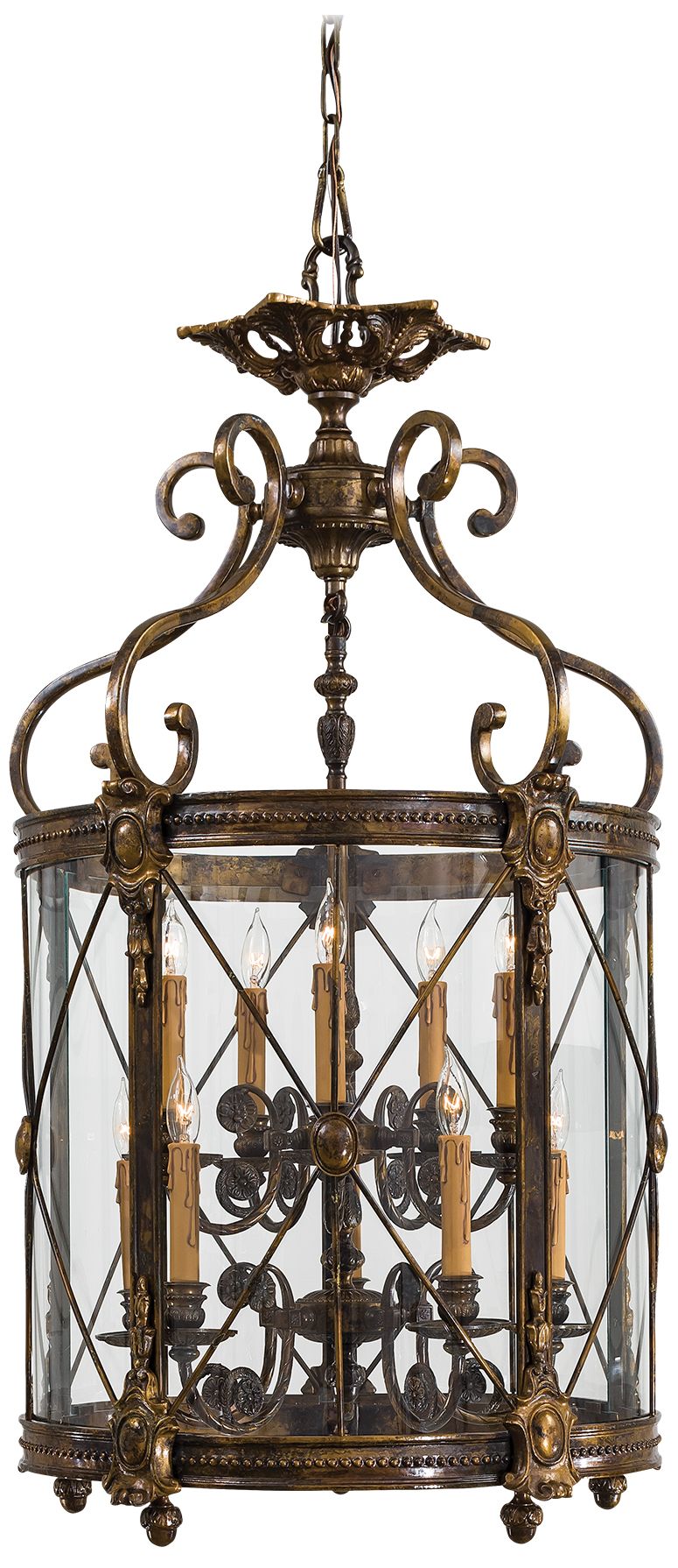 Metropolitan 10-Light 22.04-in Bronze Oxide Chandelier
