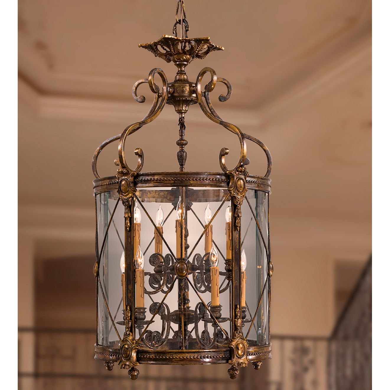 Metropolitan 10-Light 22.04-in Bronze Oxide Chandelier